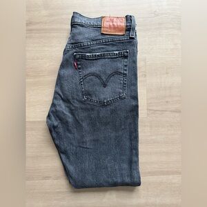 Levi's 501S Faded Black Jeans (Size 27)